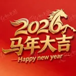 【采集猫】恭祝大家 2026 马年大吉 阖家欢乐